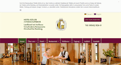 Desktop Screenshot of hotel-goeller.de
